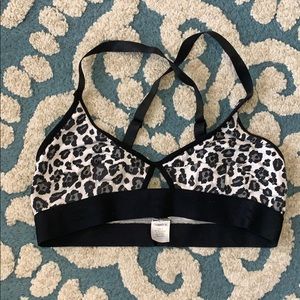 TomboyX Leopard Crisscross Bralette